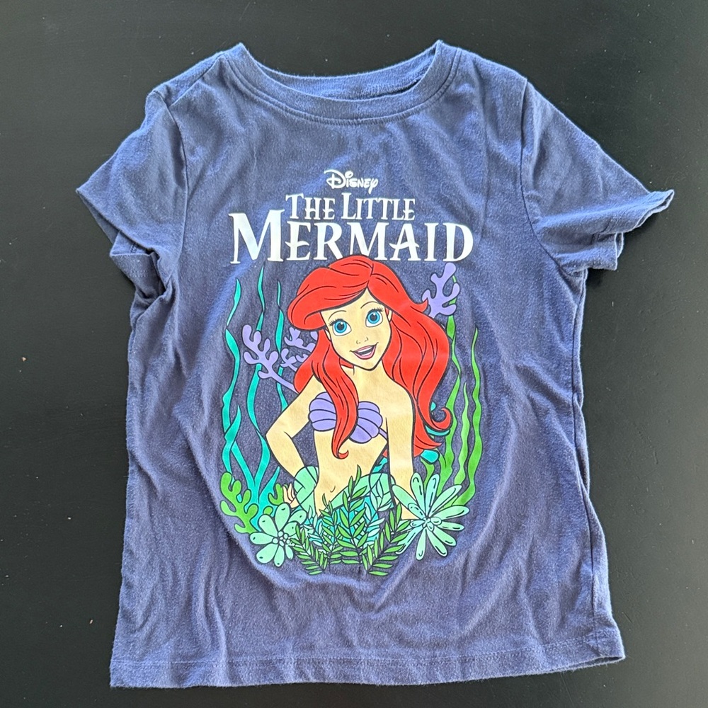 Disney The Little Mermaid Kids Tee - Purple